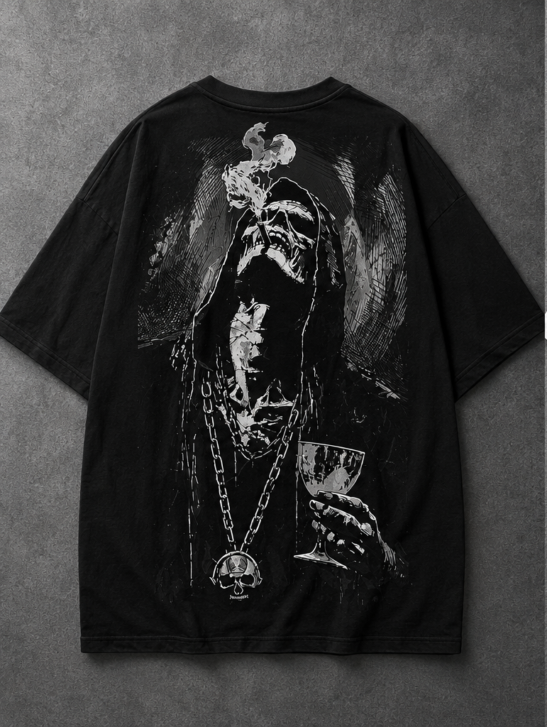 SIN & VIRTUE – Grim Reaper Oversized T-Shirt