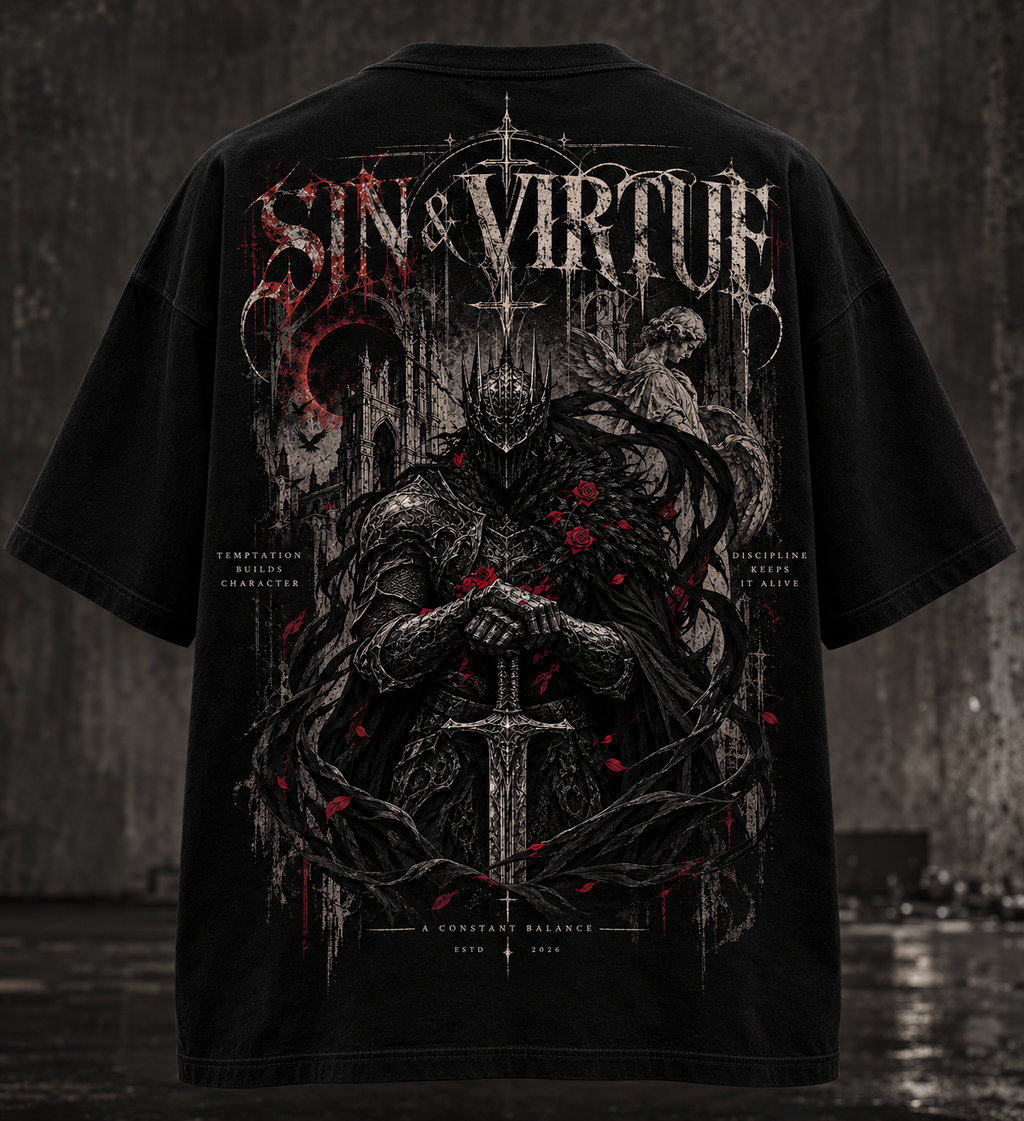 SIN & VIRTUE – The Constant Balance Oversized T-Shirt