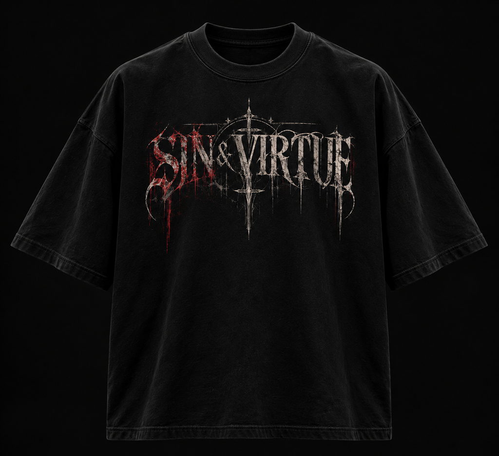 SIN & VIRTUE – The Constant Balance Oversized T-Shirt